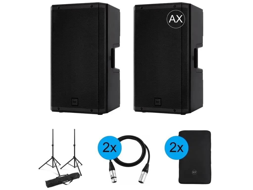 Mobilní ozvučení / reproduktory 2x RCF 915AX+A 2100W