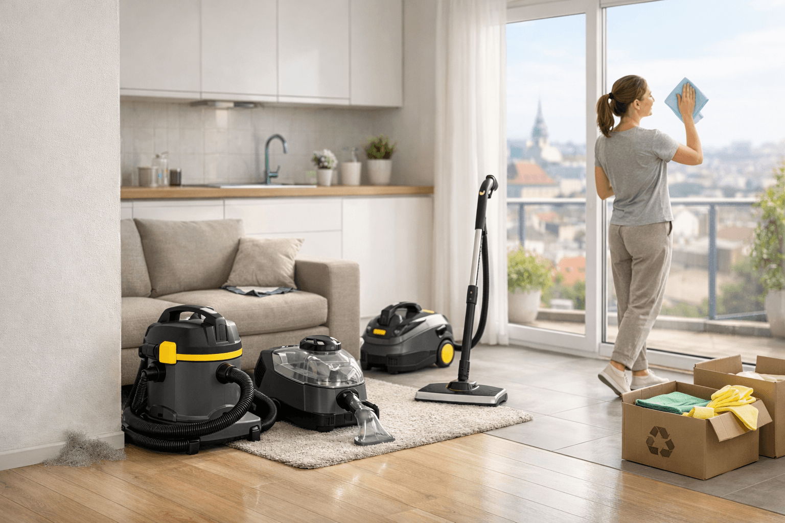 Image for article: Jarní generální úklid za víkend: pořadí kroků + kdy půjčit techniku