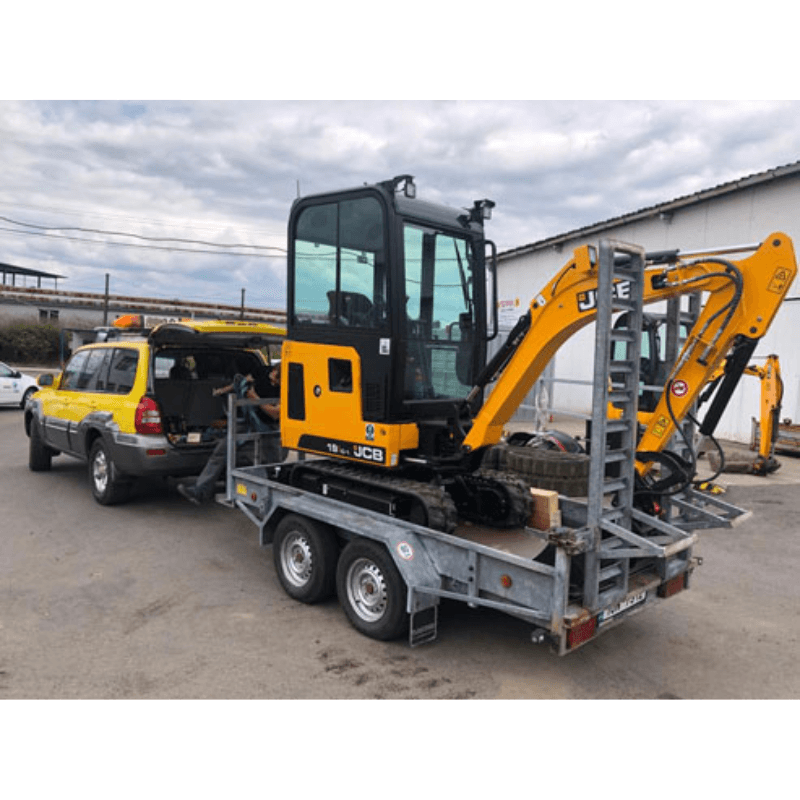 Vlek za auto pro minibagr 2700 kg